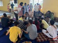 Stringing Rudraksh mala-s - Kara Seva Shivir 2025, SCM Shirali - Day 6 (02 Jan 2026) Pictures Courtesy Chitrapur Yuvadhara